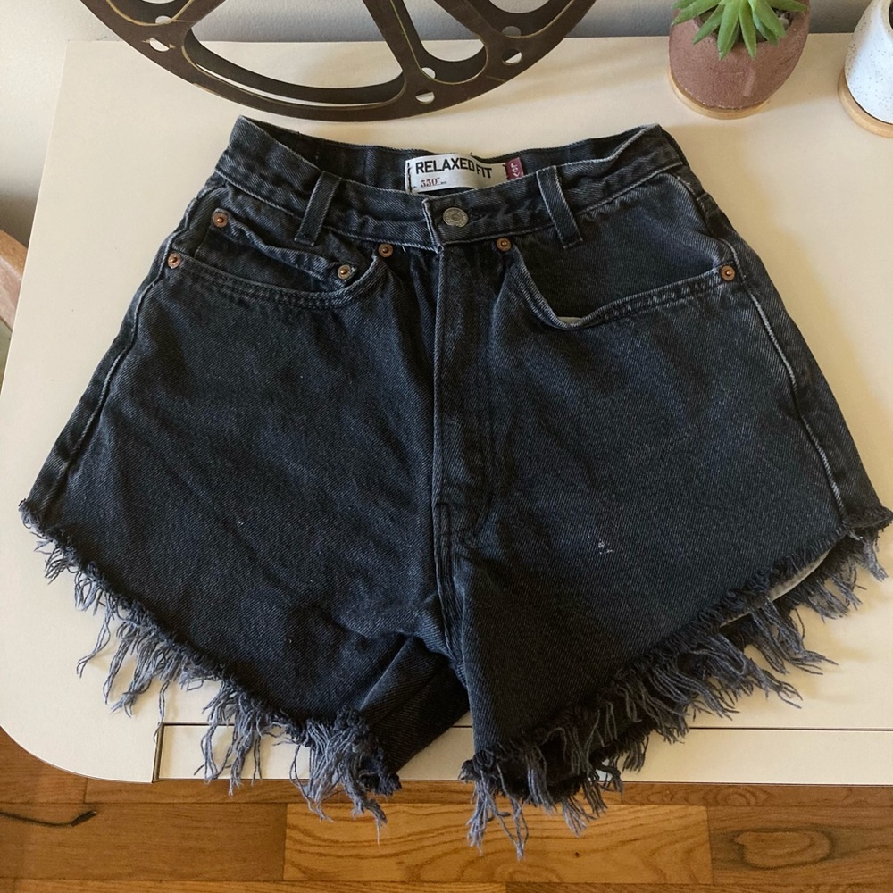 LEVI’S 505 RELAXED DENIM SHORTS (cut from jeans!) 🖤